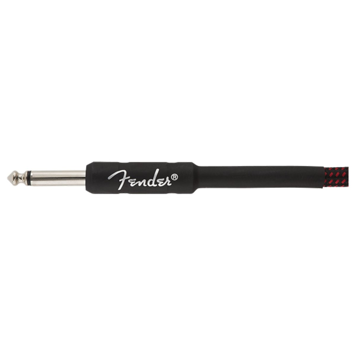 Fender Professional 10ft Straight Instrument Cable Red Tweed - Image 2