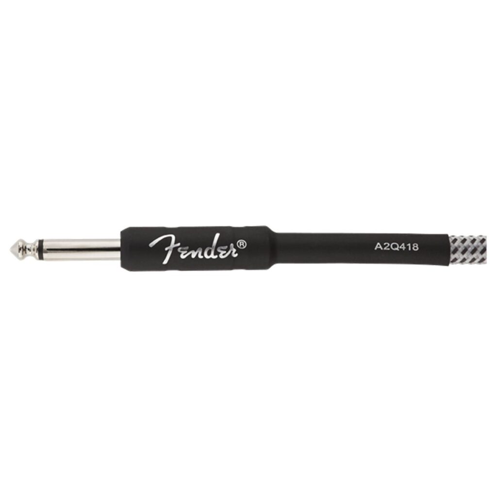 Fender Professional 10ft Straight Instrument Cable Gray Tweed