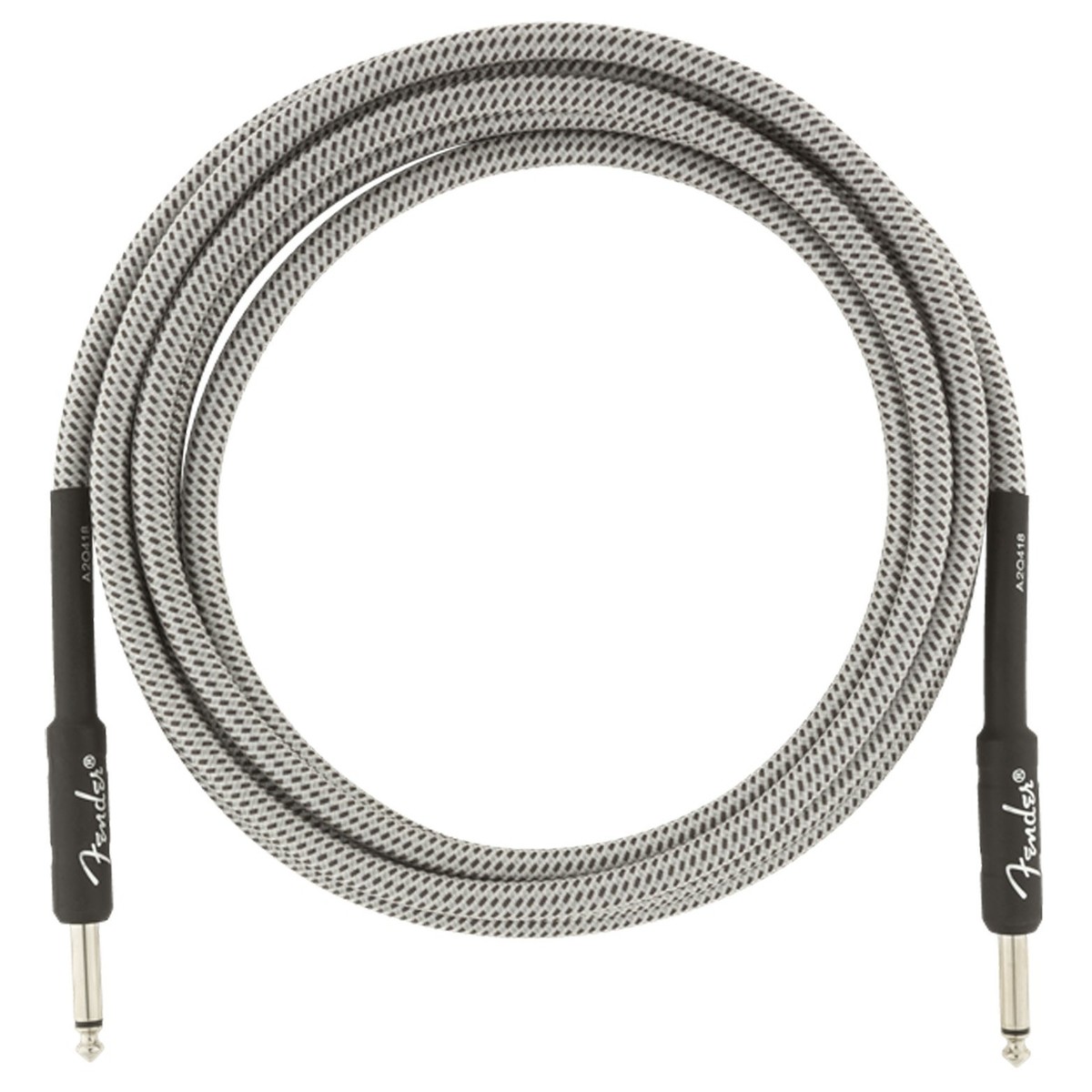 Fender Professional 10ft Straight Instrument Cable White Tweed - Image 3