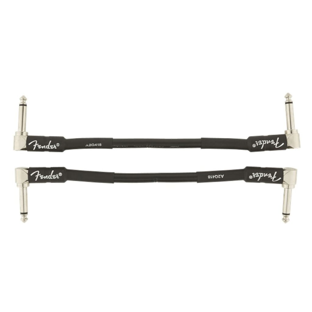 Fender Professional 6" Patch Cable 2-Pack Black