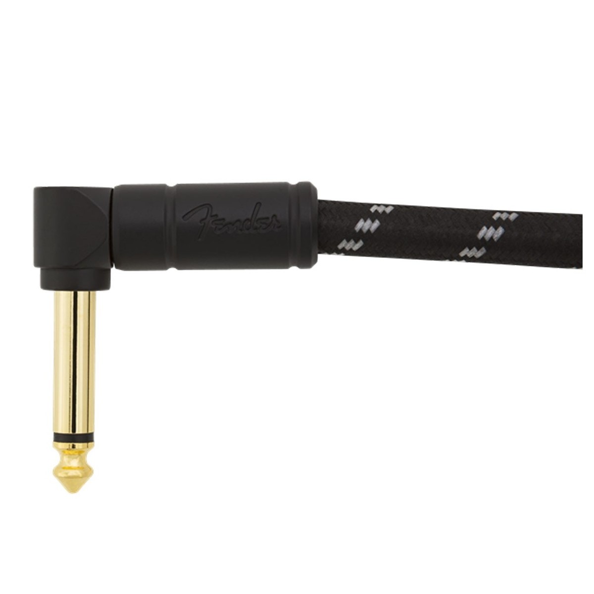 Fender Deluxe 6" Patch Cable 2 Pack Black Tweed - Image 3
