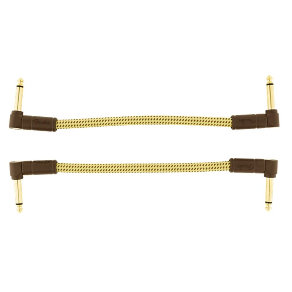 Fender Deluxe 6" Patch Cable 2 Pack Tweed
