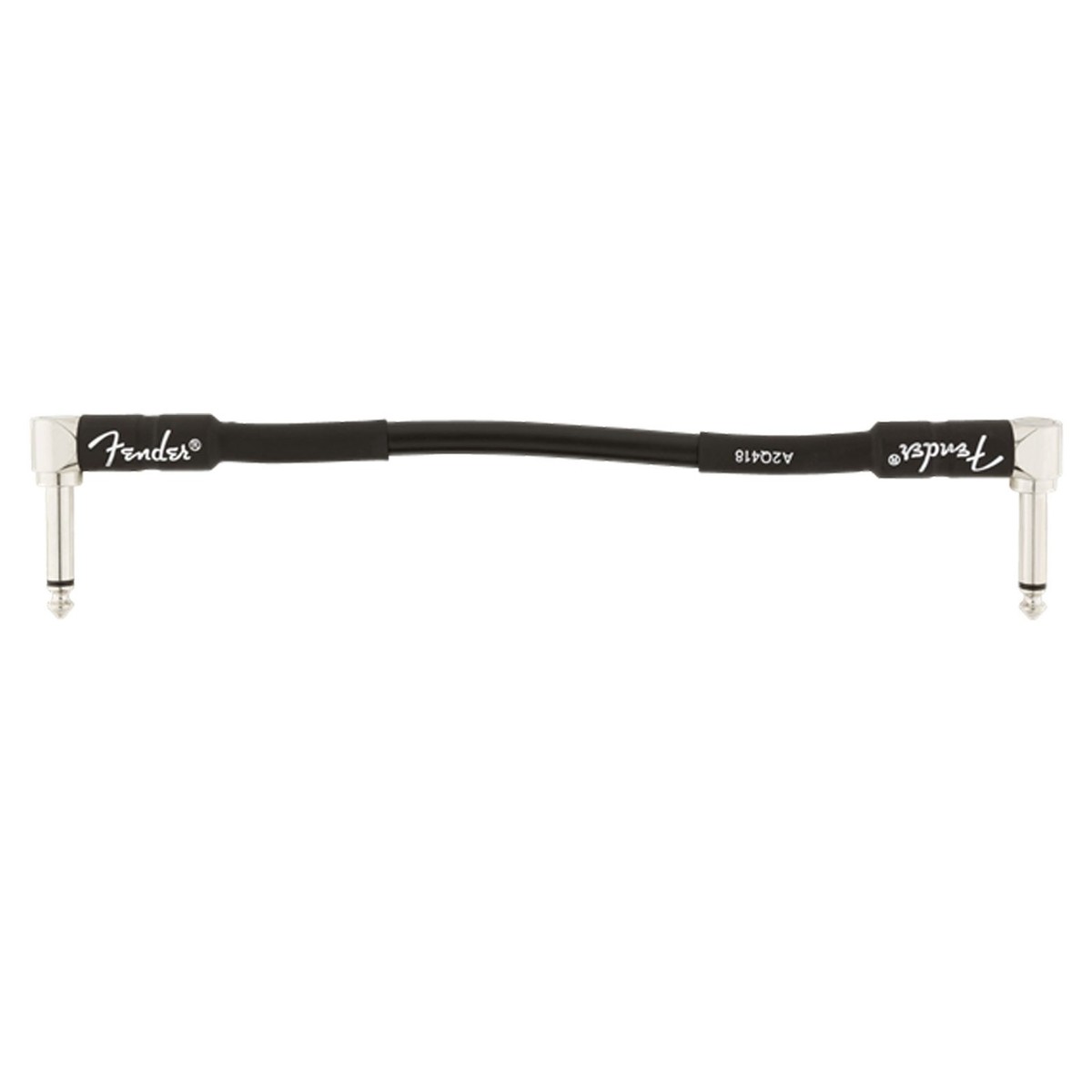 Fender Professional 6 Inch/15 CM Individual Patch Cable Black - Image 1