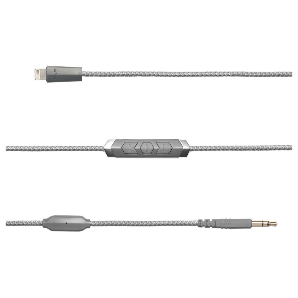 V-Moda Speakeasy DAC/AMP Lightning Cable Grey