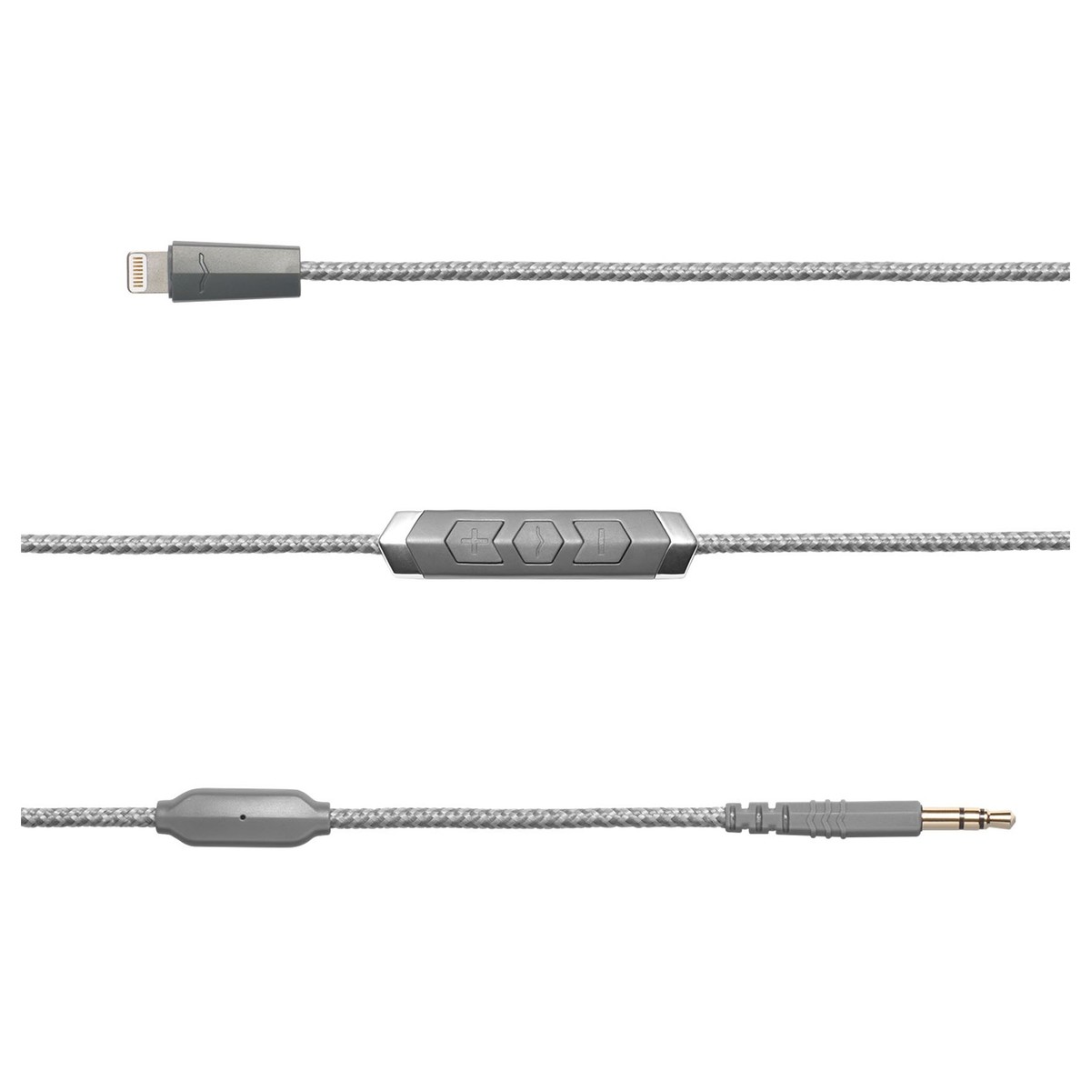 V-Moda Speakeasy DAC/AMP Lightning Cable Grey - Image 1