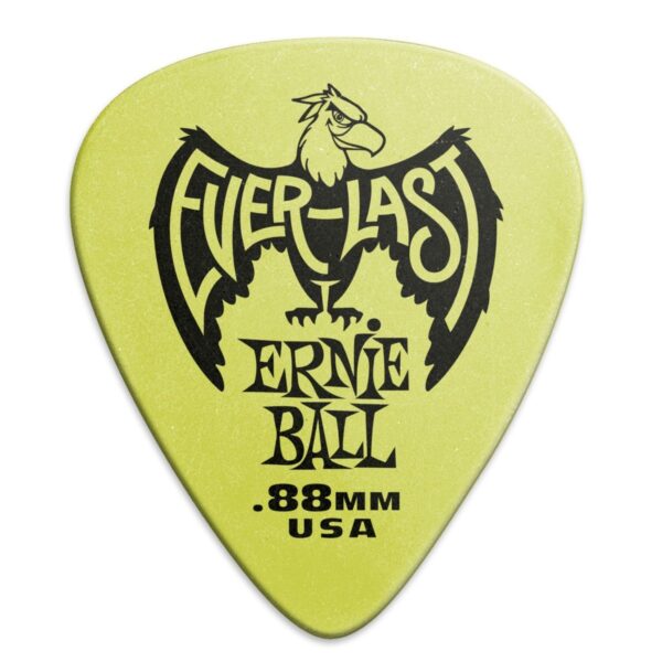 Ernie Ball P09191 Everlast 0.88mm Green 12 Pack - Image 1