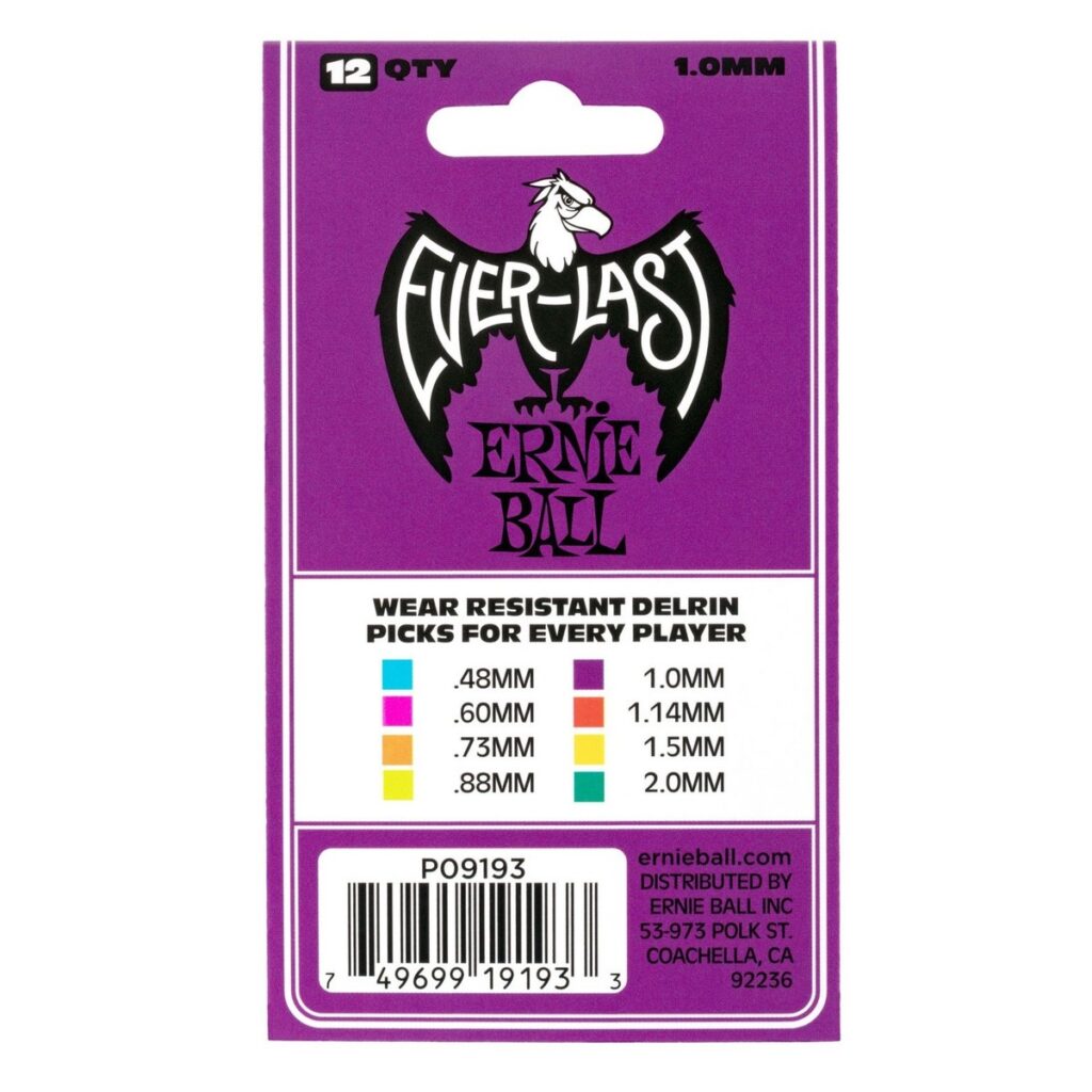 Ernie Ball Everlast 1.0mm Purple 12 Pack
