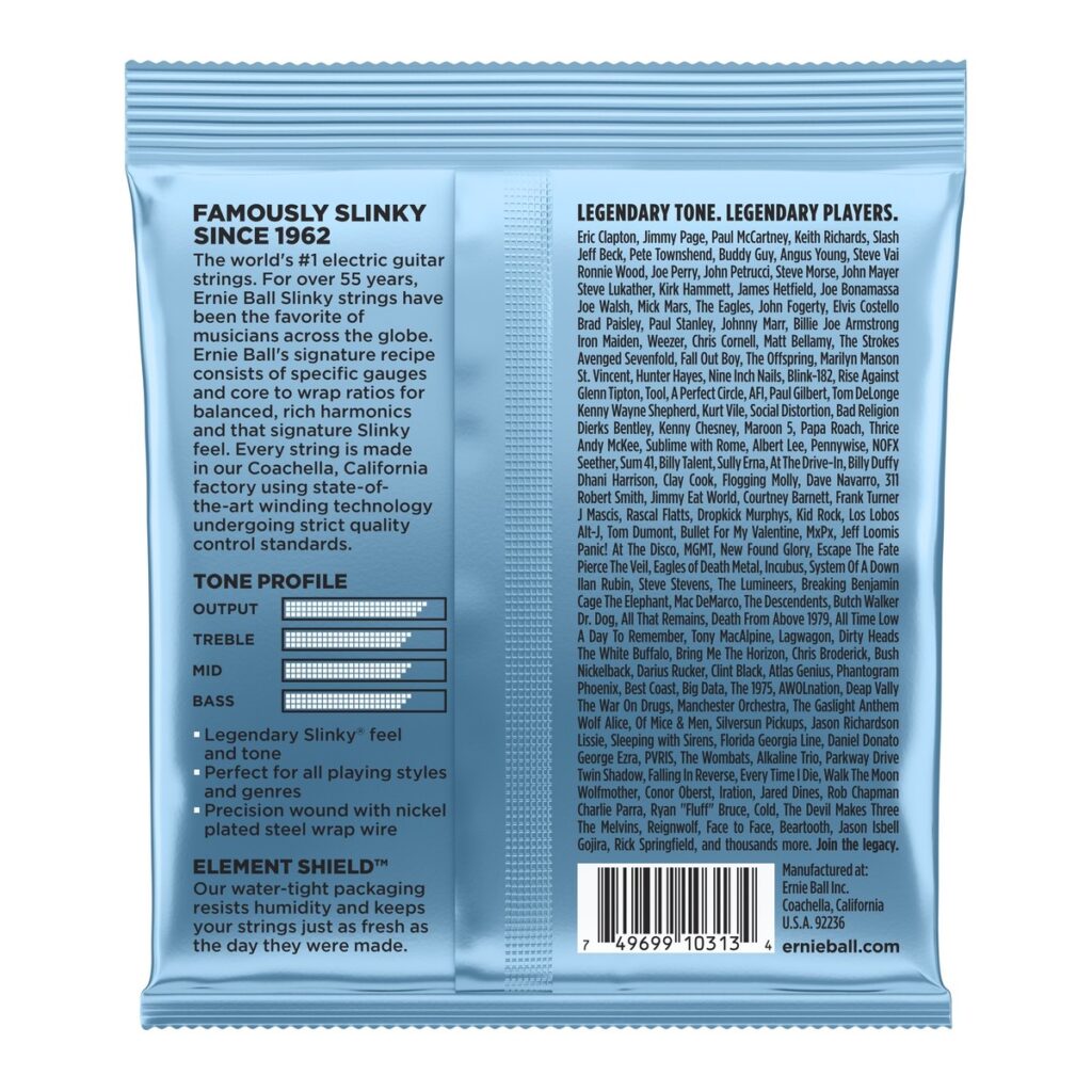 Ernie Ball Primo Slinky 2212 Nickel Guitar Strings Set 9.5-44