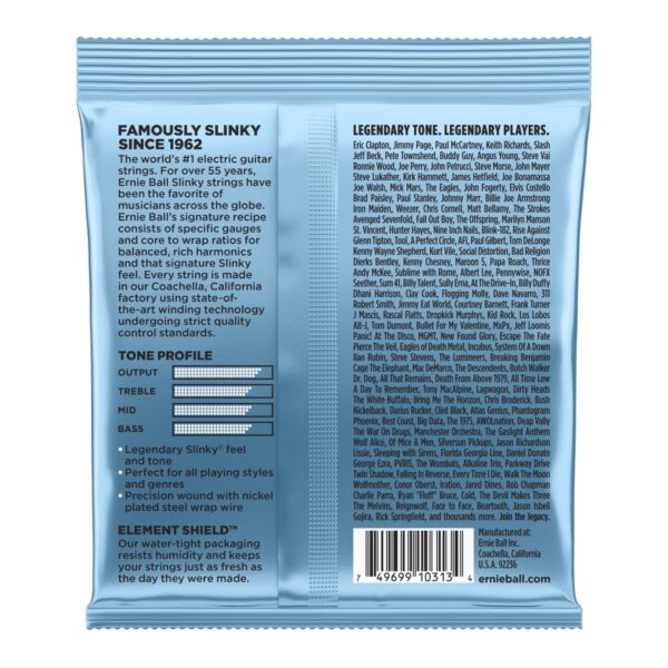 Ernie Ball Primo Slinky 2212 Nickel Guitar Strings Set 9.5-44 - Image 2