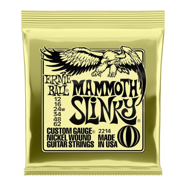 Ernie Ball Mammoth Slinky 2214 Nickel Guitar Strings Set 12-62 - Image 1