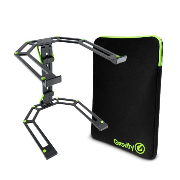 Gravity LTS01B Laptop And DJ Controller Stand with Carry Bag - Image 1