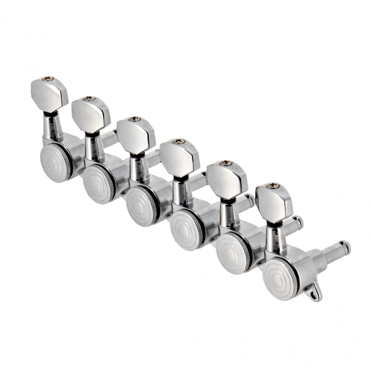 Guitarworks Locking Machine Heads 6-In-Line Chrome - Image 3