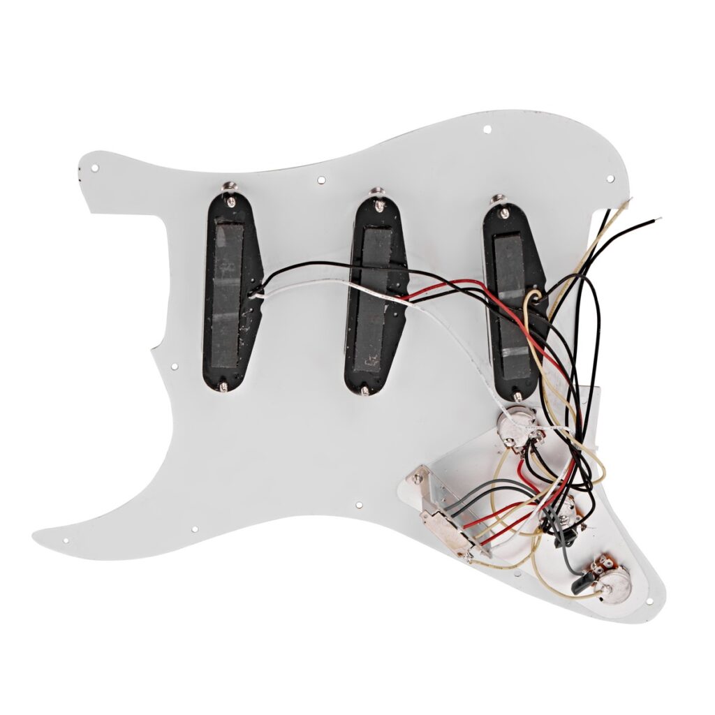 Guitarworks SSS Preloaded Scratchplate White