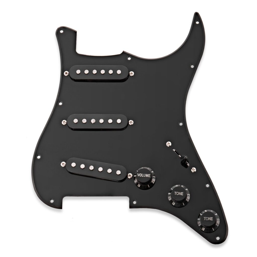 Guitarworks SSS Preloaded Scratchplate Black