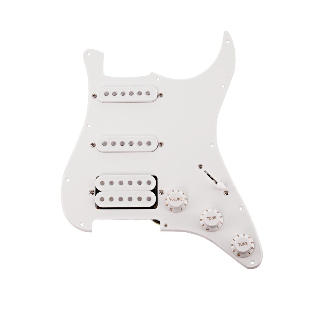 Guitarworks HSS Preloaded Scratchplate White