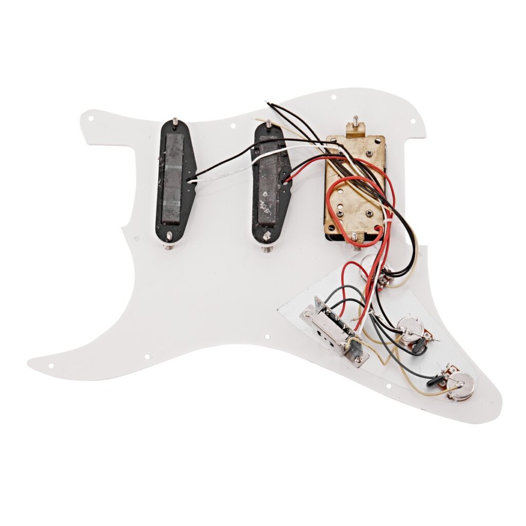 Guitarworks HSS Preloaded Scratchplate White