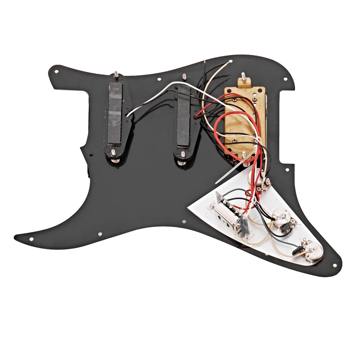 Guitarworks HSS Preloaded Scratchplate Black - Image 2