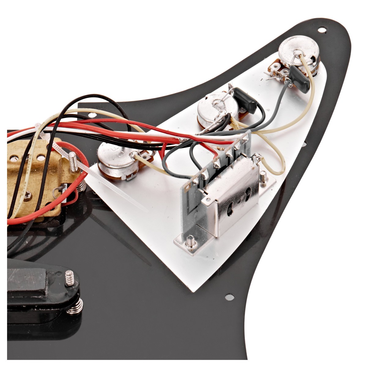 Guitarworks HSS Preloaded Scratchplate Black - Image 3