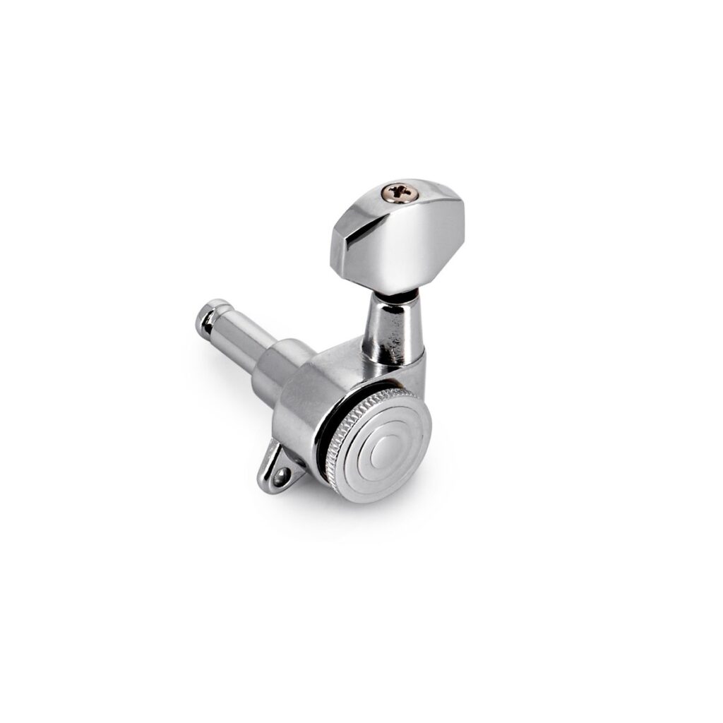 Guitarworks Locking Machine Heads 3-a-Side Chrome