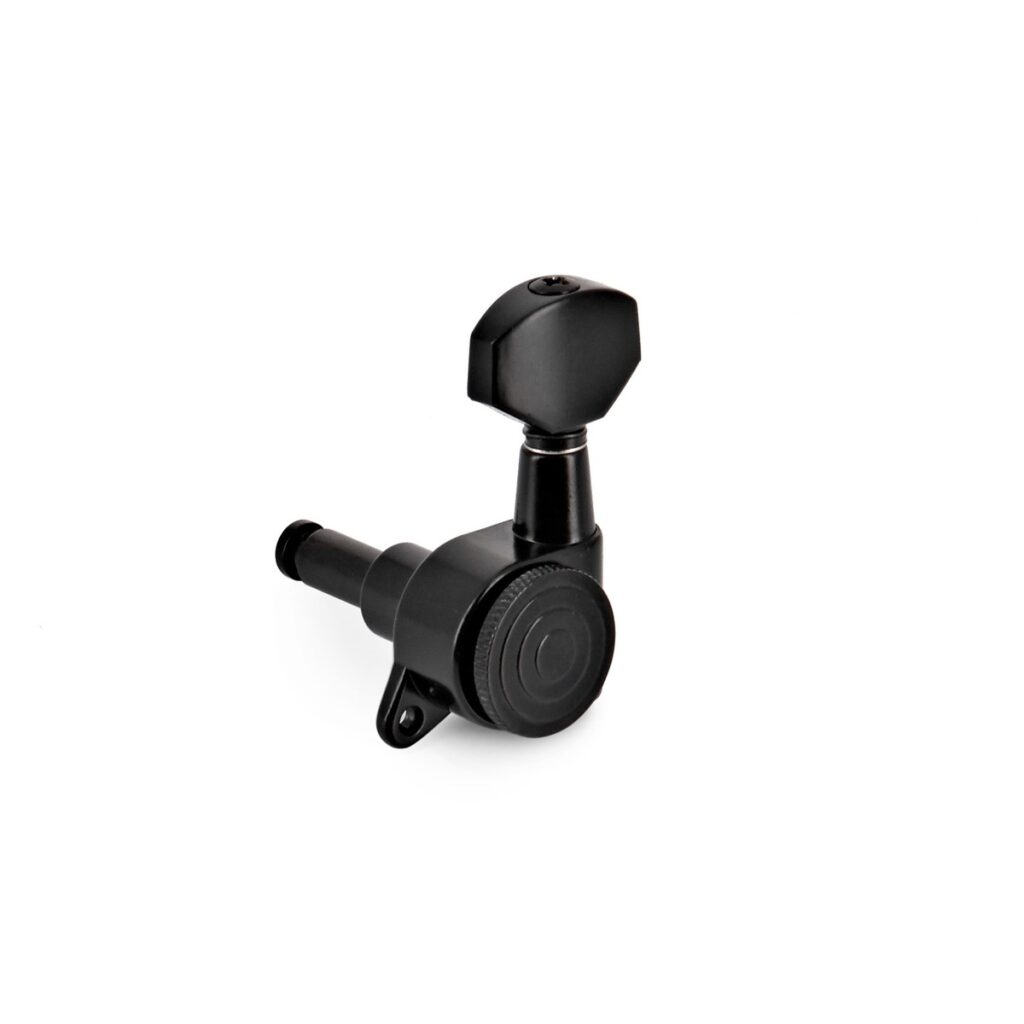 Guitarworks Locking Machine Heads 3-a-Side Black