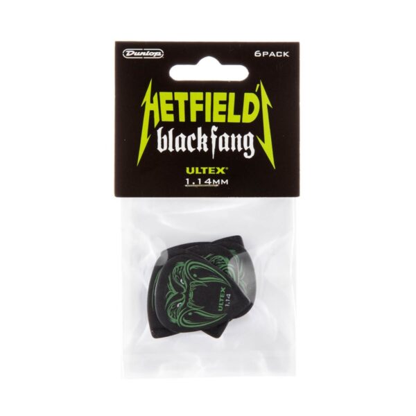 Dunlop Hetfield Black Fang 1.14mm - Player pk 6 picks - Image 3