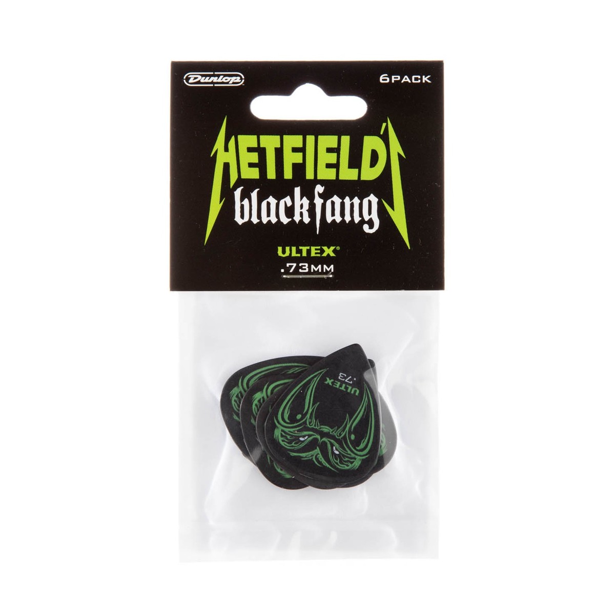 Dunlop Hetfield Black Fang 0.73mm - Player pk 6 picks - Image 3