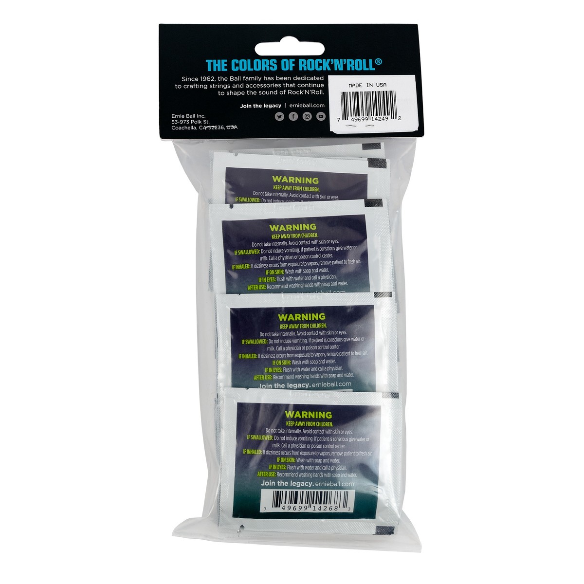 Ernie Ball 4249 Wonder Wipe String Cleaner Refill 20 Pack - Image 2