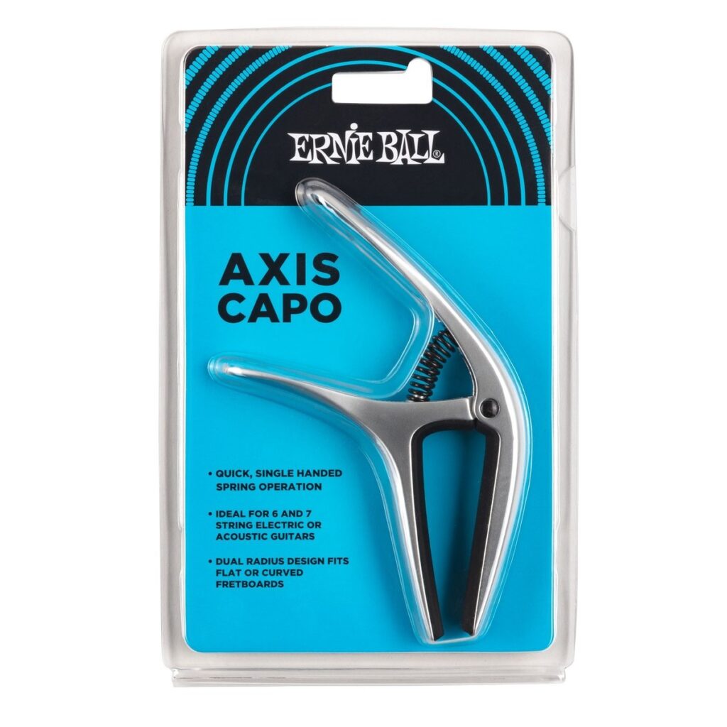 Ernie Ball P09601 Axis Capo Silver