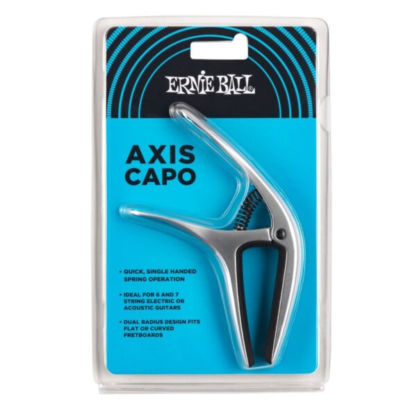 Ernie Ball P09601 Axis Capo Silver - Image 2
