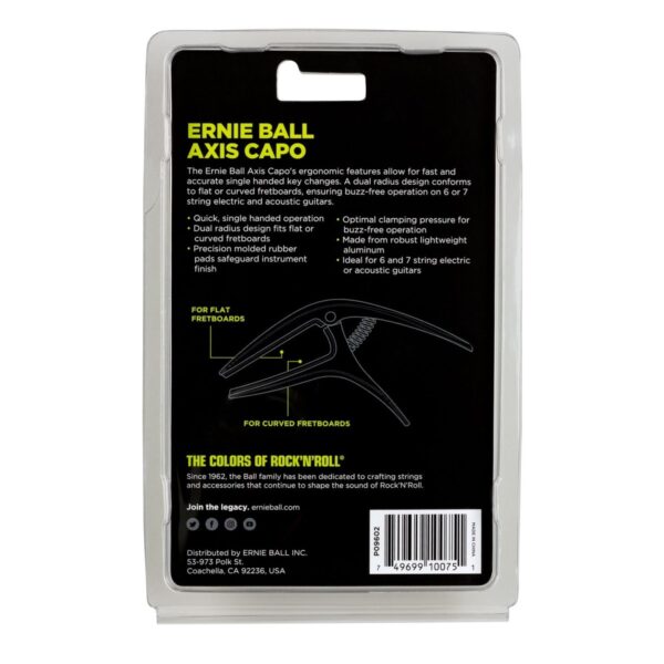 Ernie Ball P09602 Axis Capo Bronze - Image 3