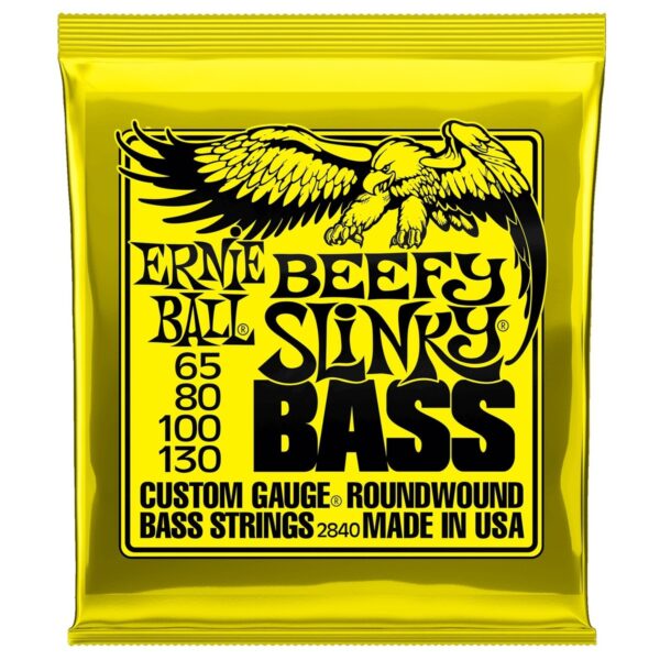 Ernie Ball P02840 Beefy Slinky Bass Strings 65-130 - Image 1
