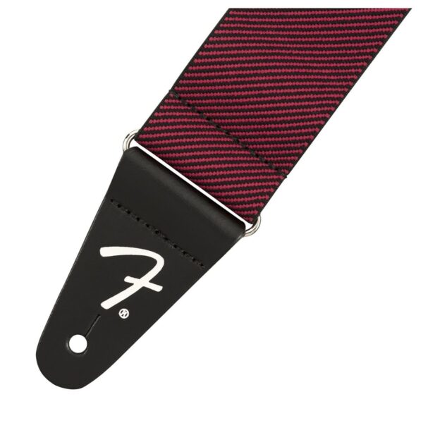 Fender Weighless Strap Red Tweed - Image 2