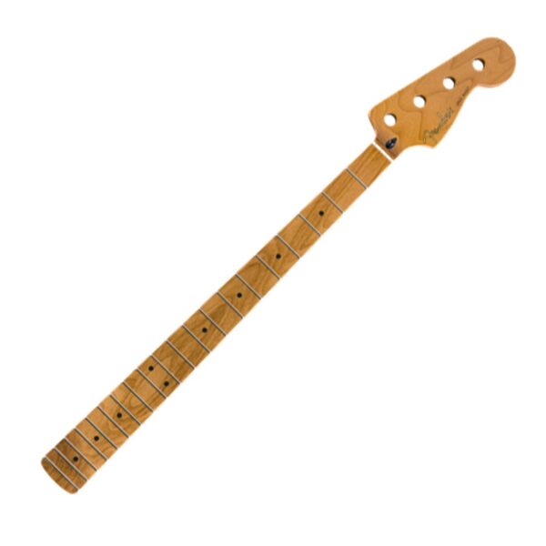 Fender Roasted Maple Jazz Bass Neck 20 Medium Jumbo Frets 9.5" C - Image 1