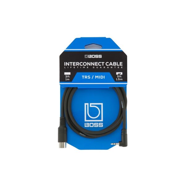 Boss BMIDI-5-35 TRS to MIDI Cable 5 ft./1.5 m - Image 1