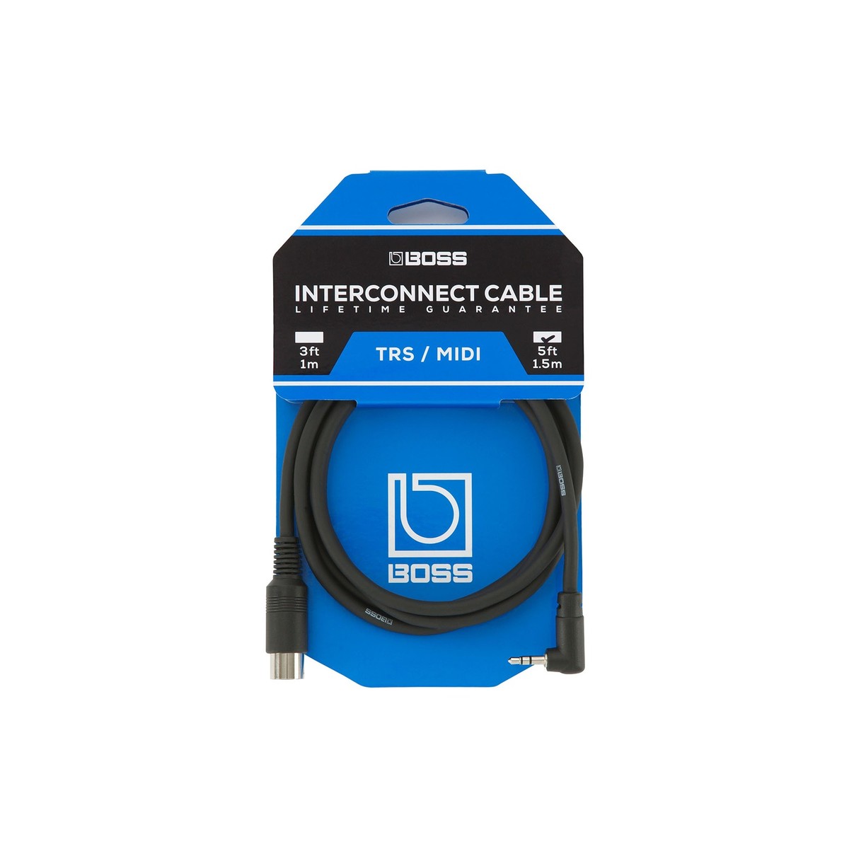 Boss BMIDI-5-35 TRS to MIDI Cable 5 ft./1.5 m - Image 1