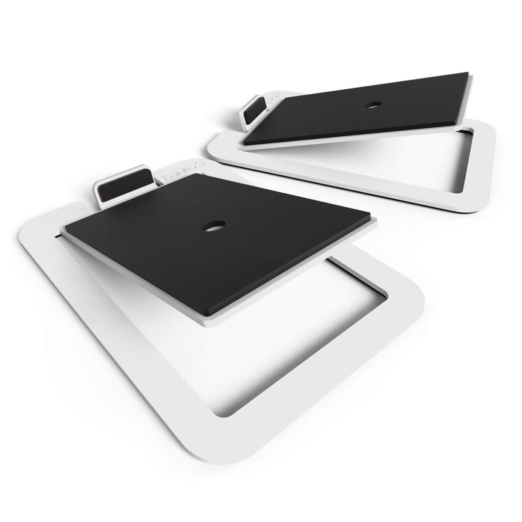 Kanto S4 Desktop Speaker Stands (Medium) White