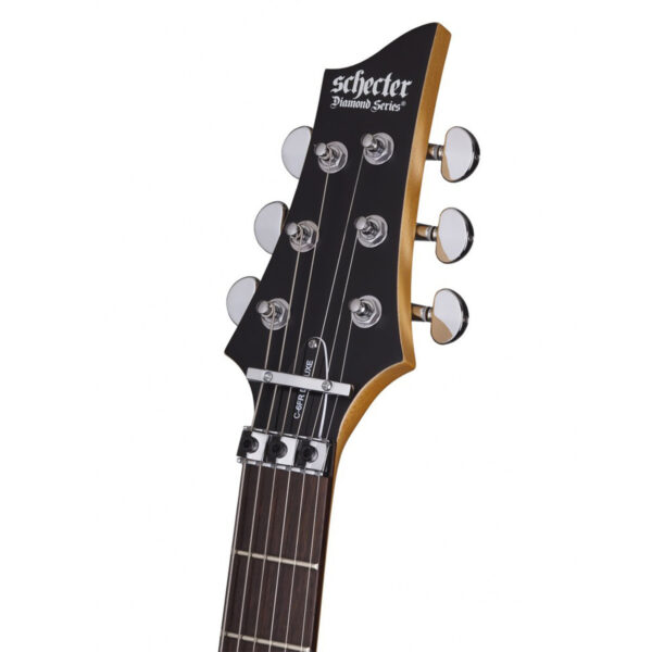 Schecter C-6 FR Deluxe Satin Black - Image 3