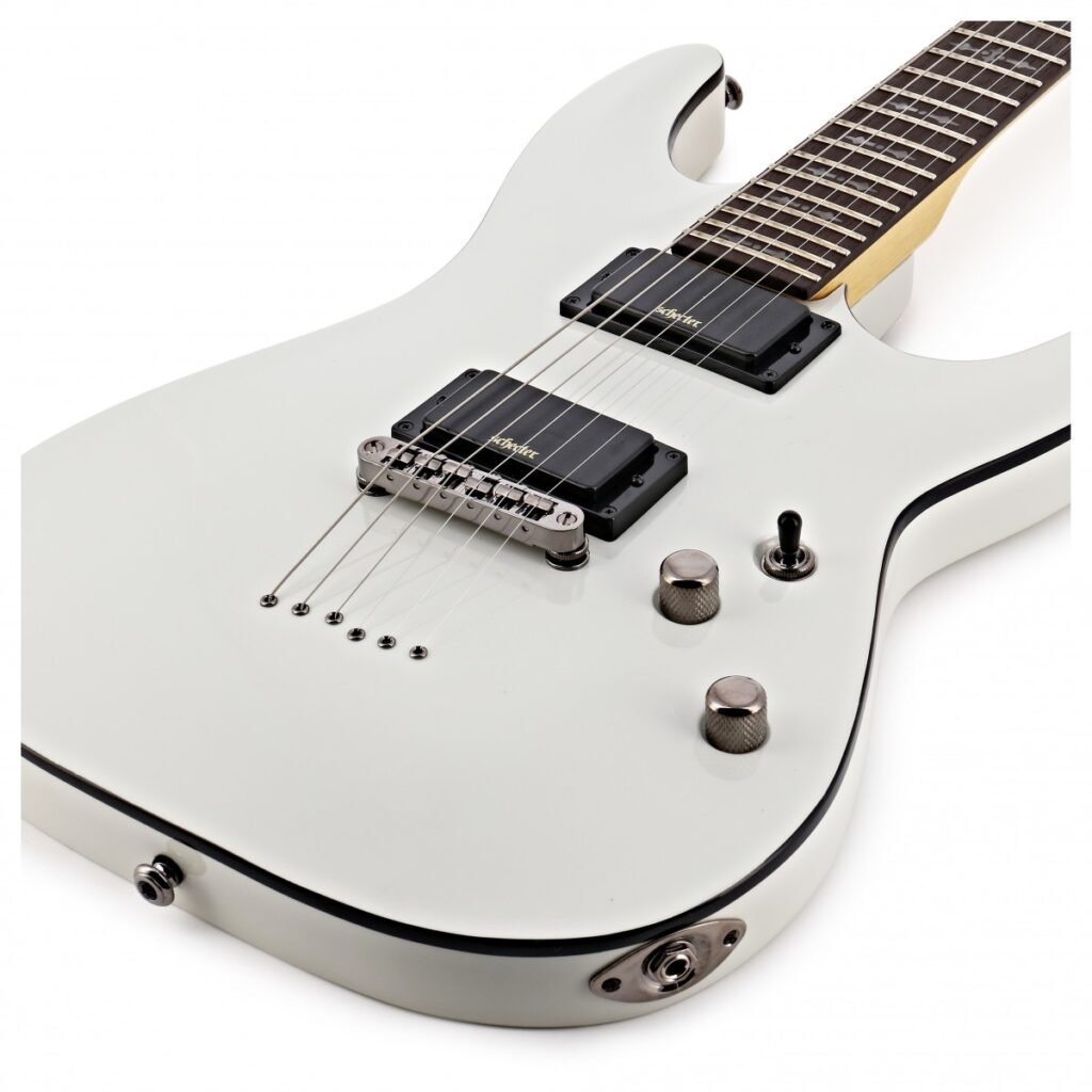 Schecter Demon-6 Vintage White