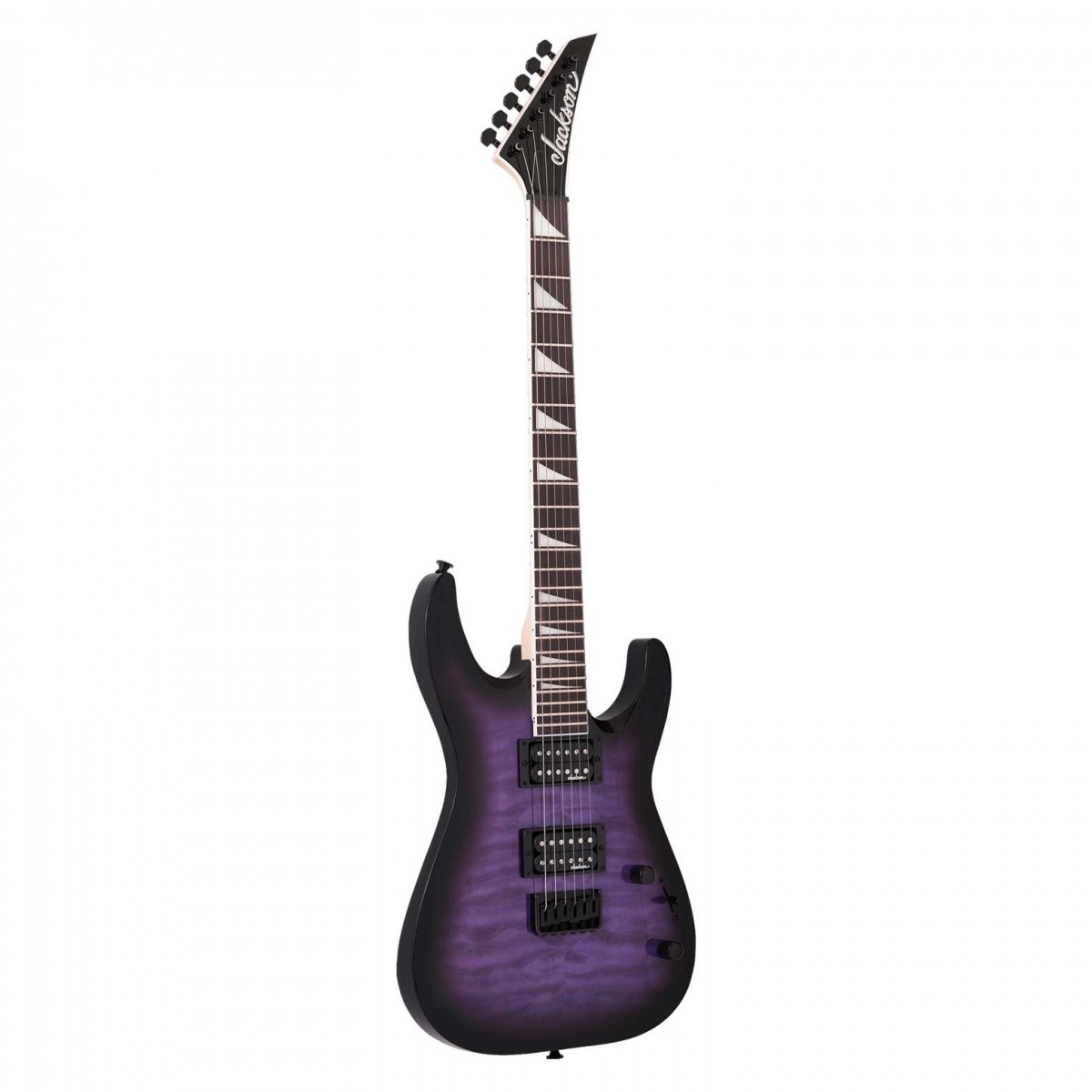 Jackson JS Series Dinky ArchTop JS32Q DKA HT Transparent Purple Burst - Image 2
