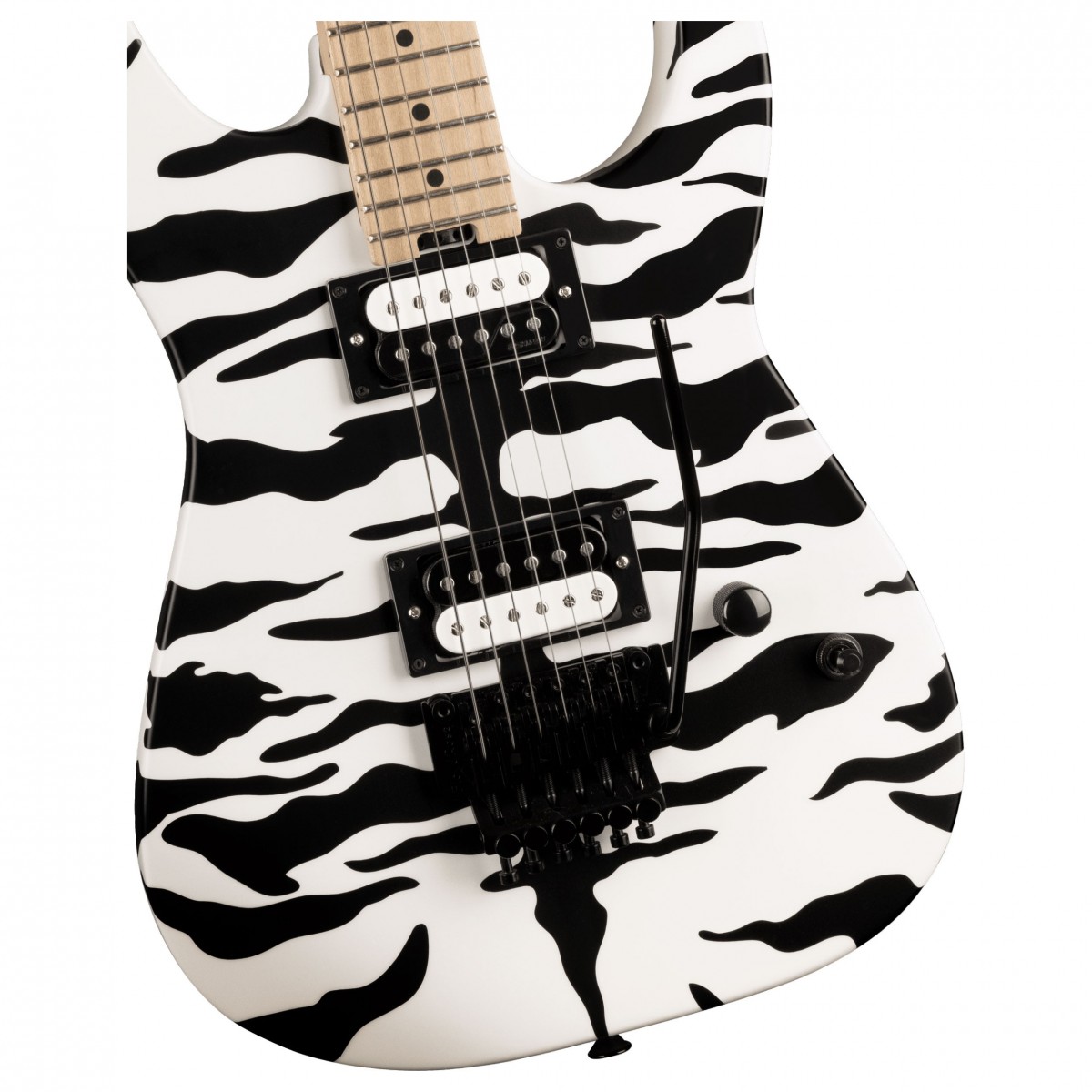 Charvel Satchel Signature Pro-Mod DK22 HH FR M Satin White Bengal - Image 3