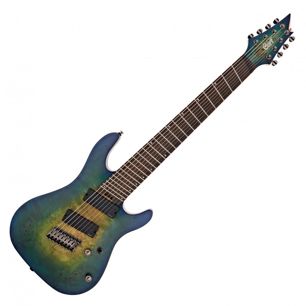 Cort KX508MS-II 8-String Multi-Scale Marina Blue Burst