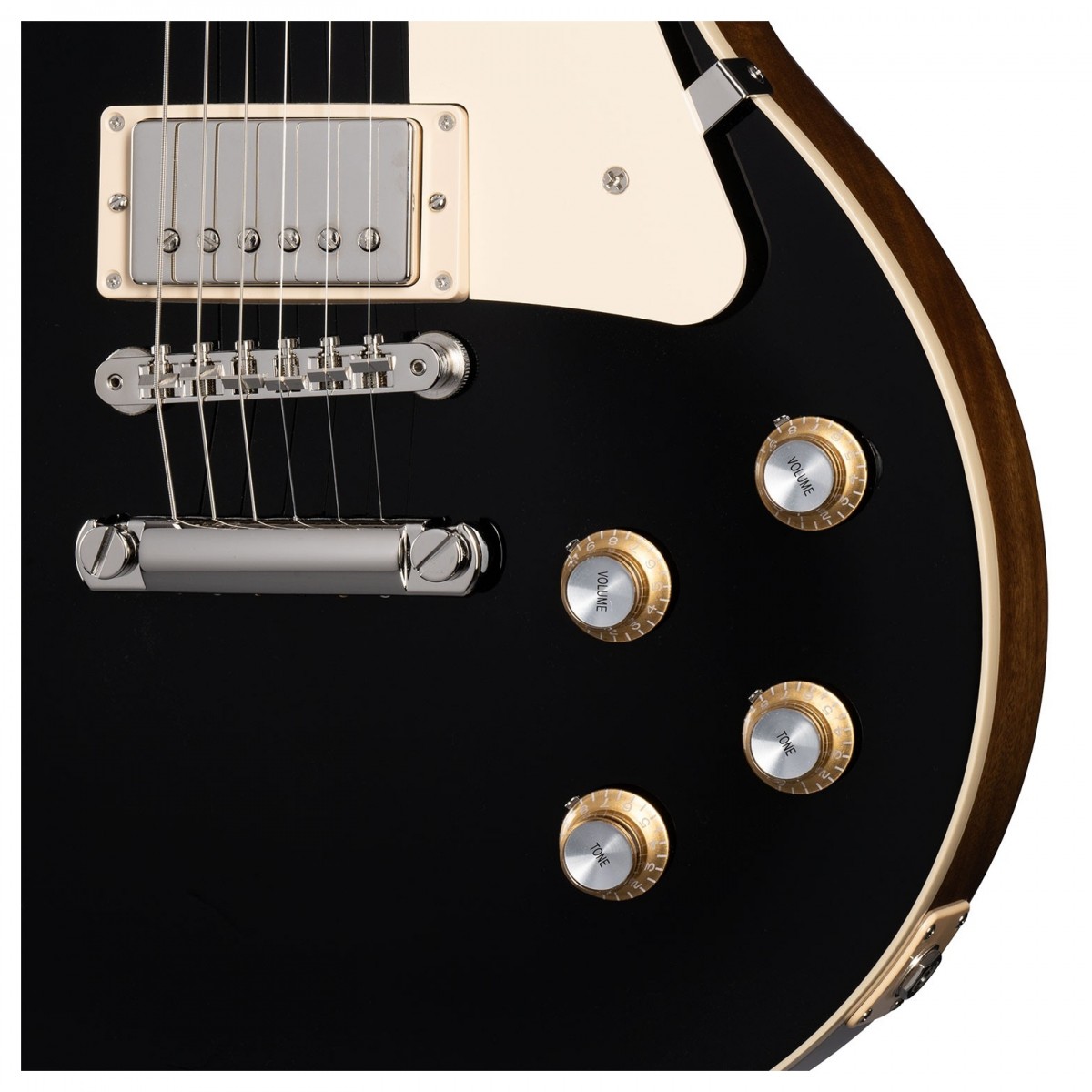 Gibson Les Paul Standard 60s Plain Top Ebony Top - Image 4