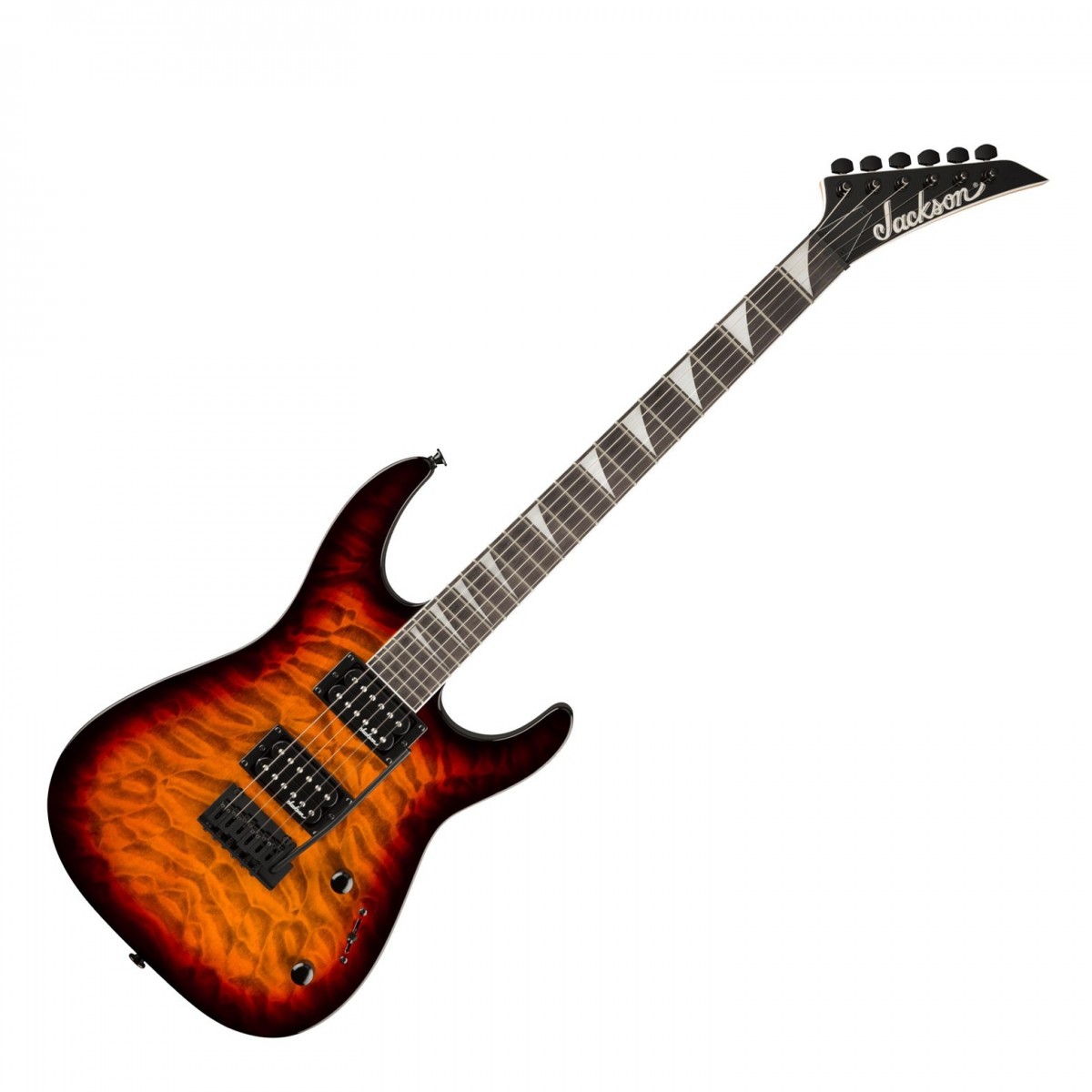 Jackson JS Series Dinky JS20 DKQ 2PT Transparent Tobacco Burst - Image 1