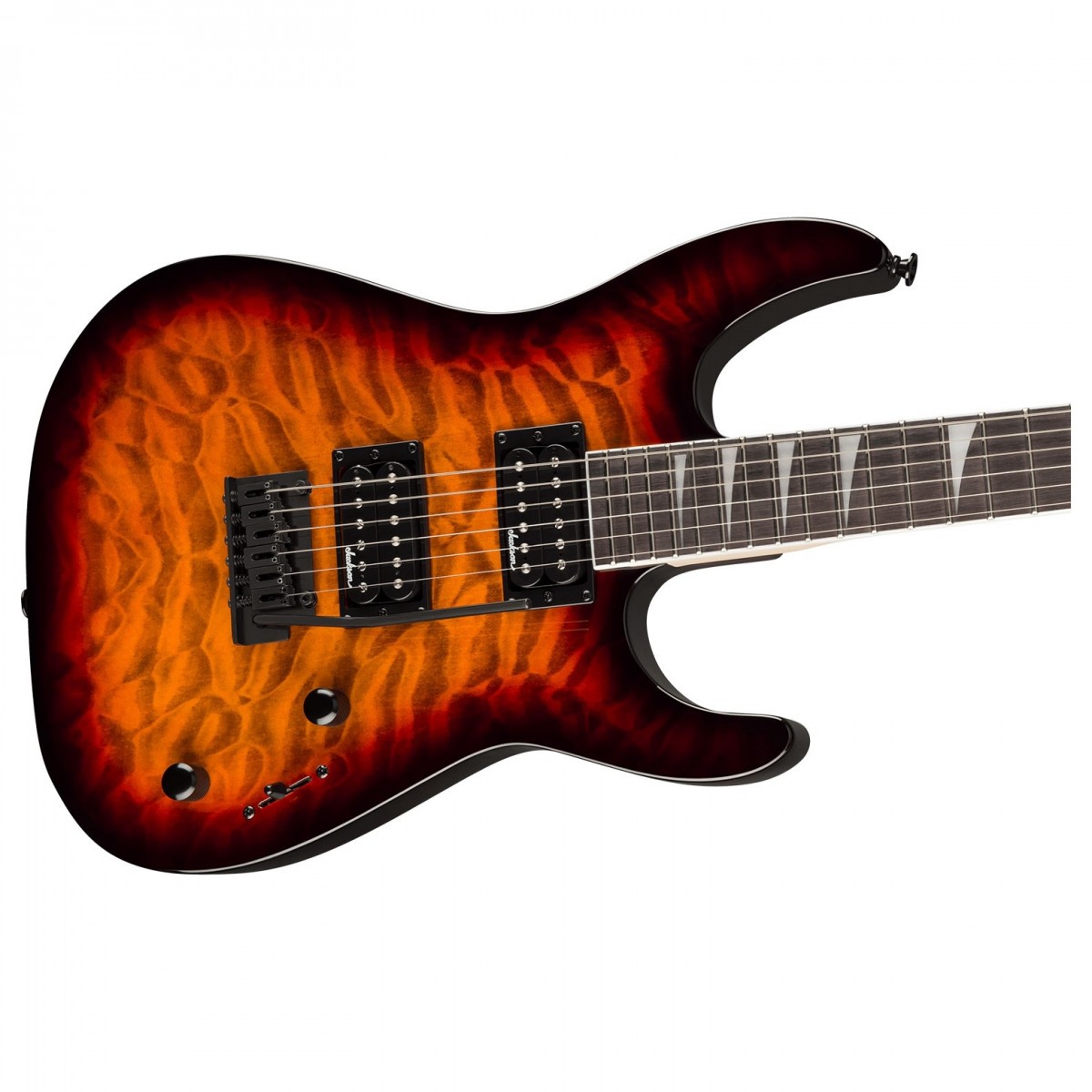 Jackson JS Series Dinky JS20 DKQ 2PT Transparent Tobacco Burst - Image 4