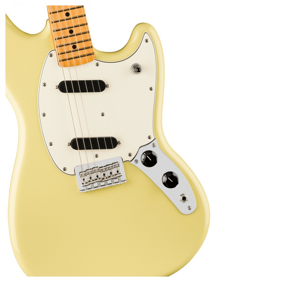 Fender Player II Mustang MN Hialeah Yellow - Image 3