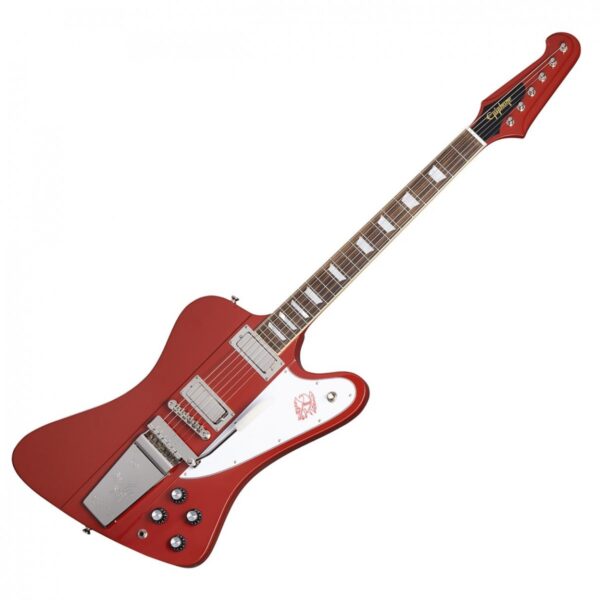 Epiphone 1963 Firebird V Maestro Vibrola Inspired by Gibson Custom Ember Red - Image 1