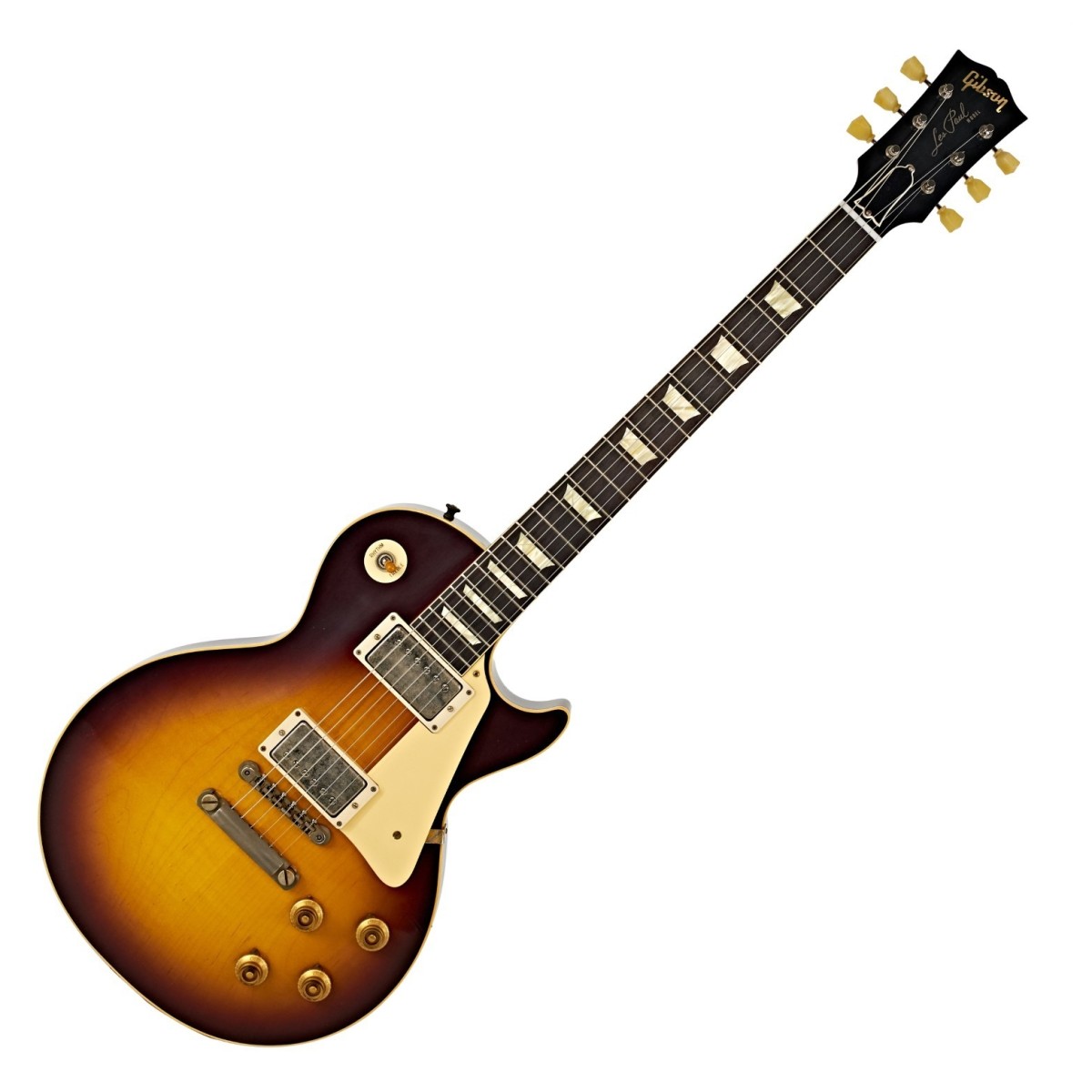 Gibson Custom 1958 Les Paul Standard Reissue Ultra Light Aged Bourbon Burst #65143 - Image 1
