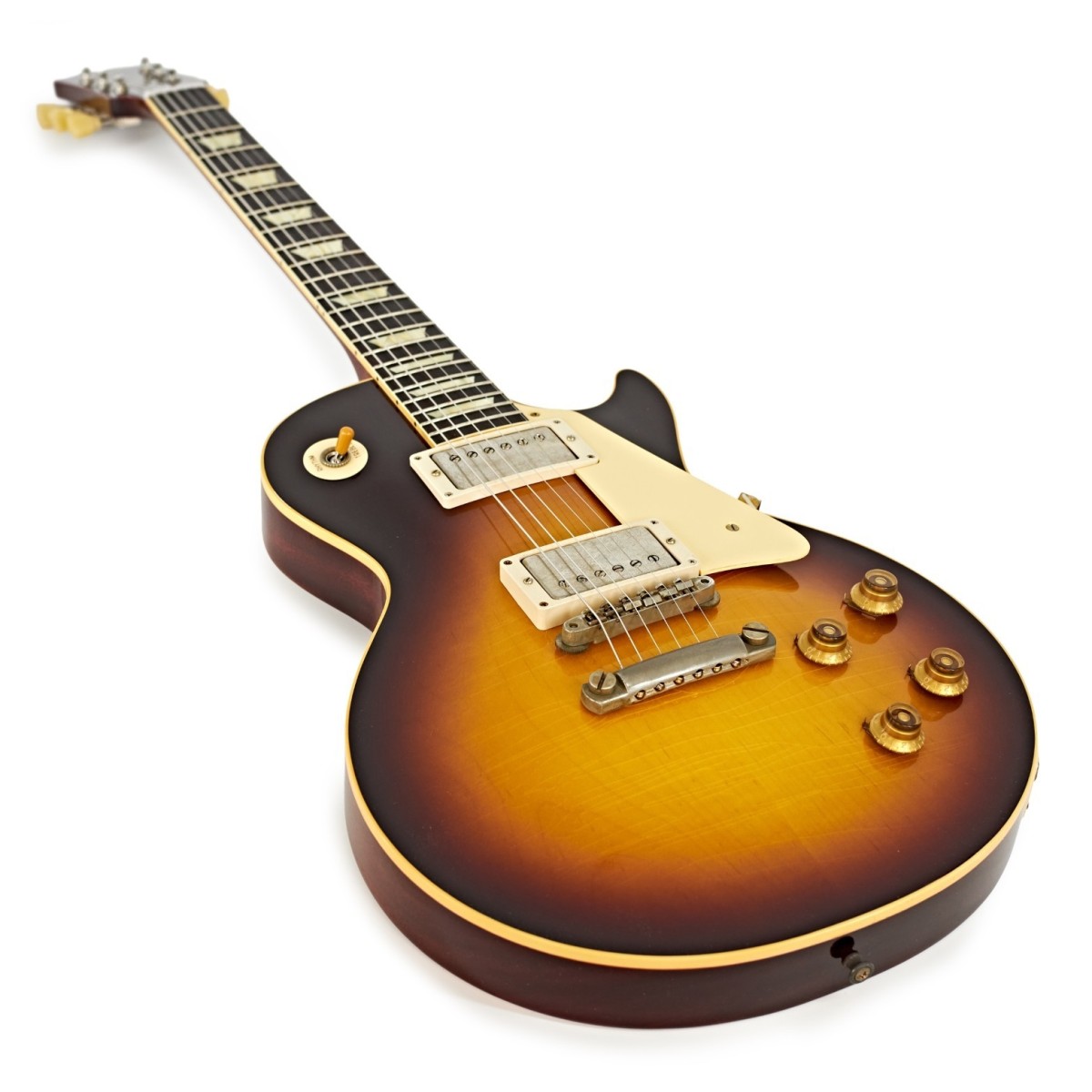 Gibson Custom 1958 Les Paul Standard Reissue Ultra Light Aged Bourbon Burst #65143 - Image 3