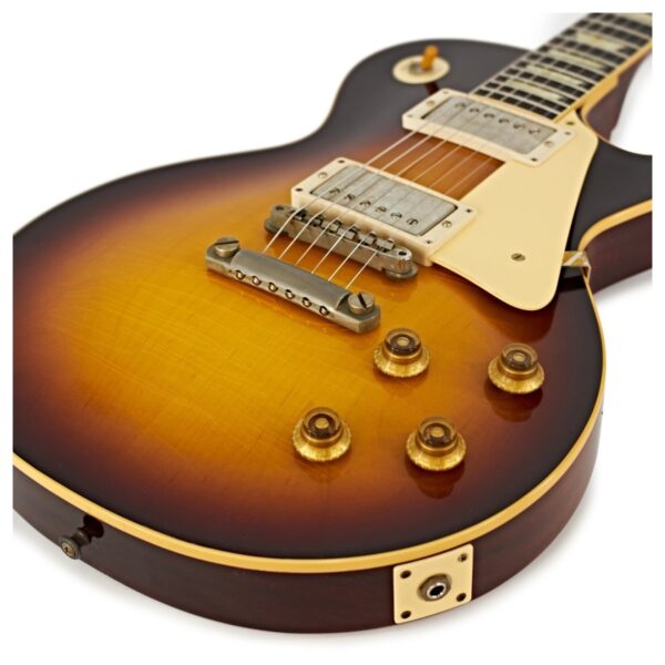 Gibson Custom 1958 Les Paul Standard Reissue Ultra Light Aged Bourbon Burst #65143 - Image 4