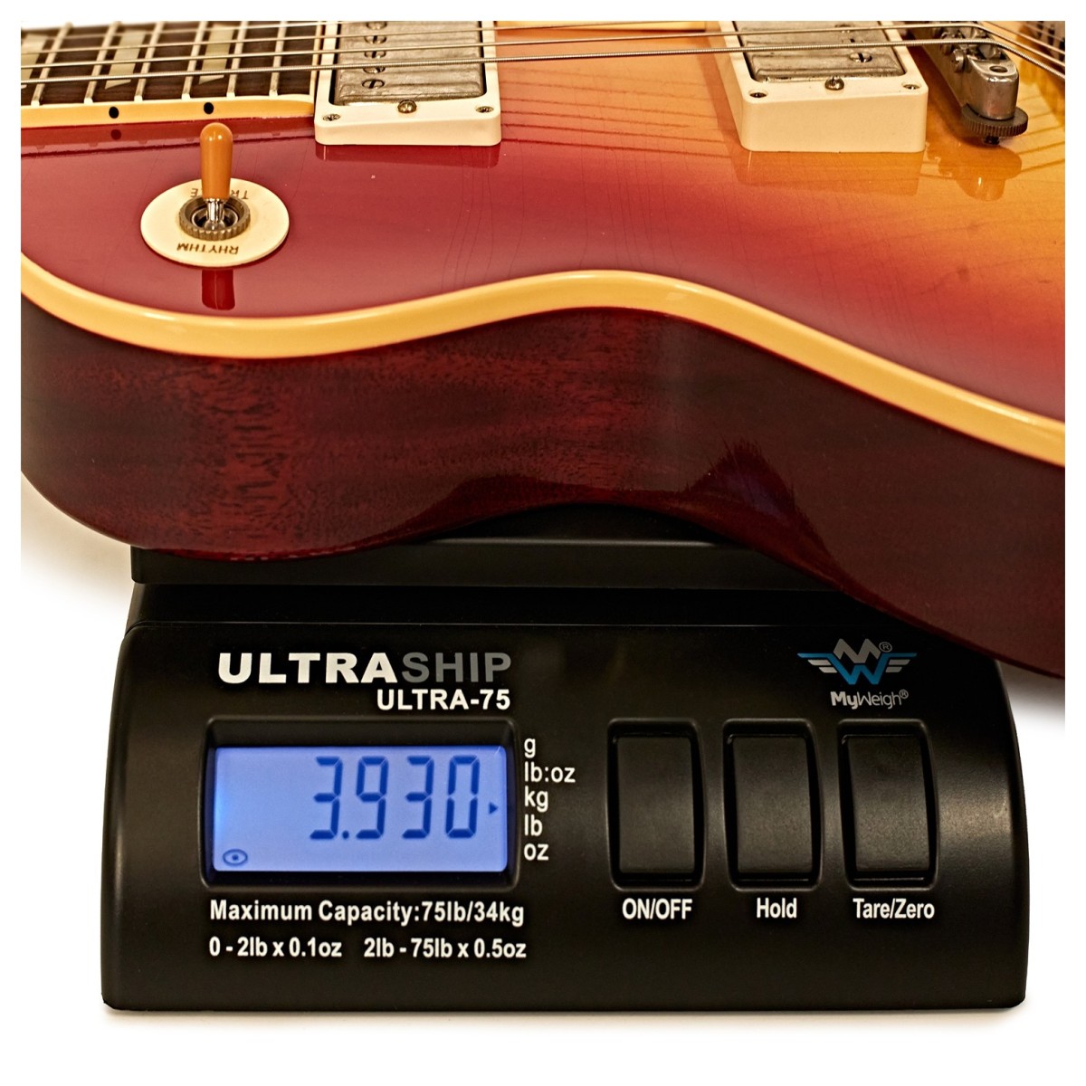 Gibson Custom 1958 Les Paul Standard Reissue Ultra Light Aged Washed Cherry Sunburst #85219 - Image 2